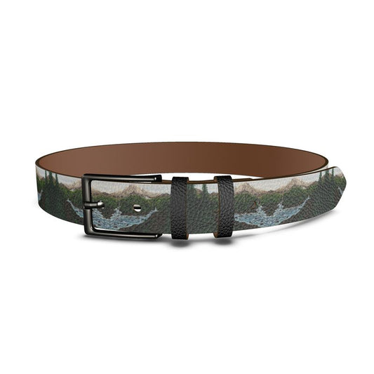 Mark Mountains Leather Belt