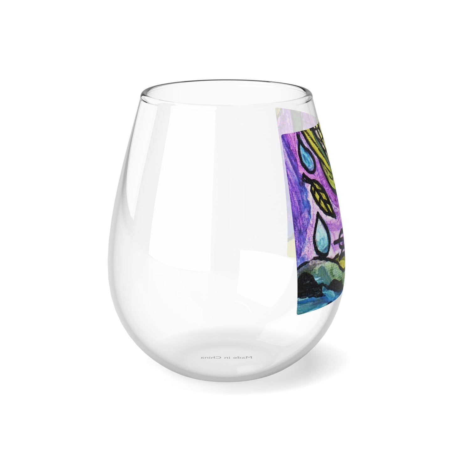 The Gloria Stemless Wine Glass, 11.75oz