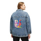Gloria Women's Denim Jacket - Unique Casual Wear for Creative Souls