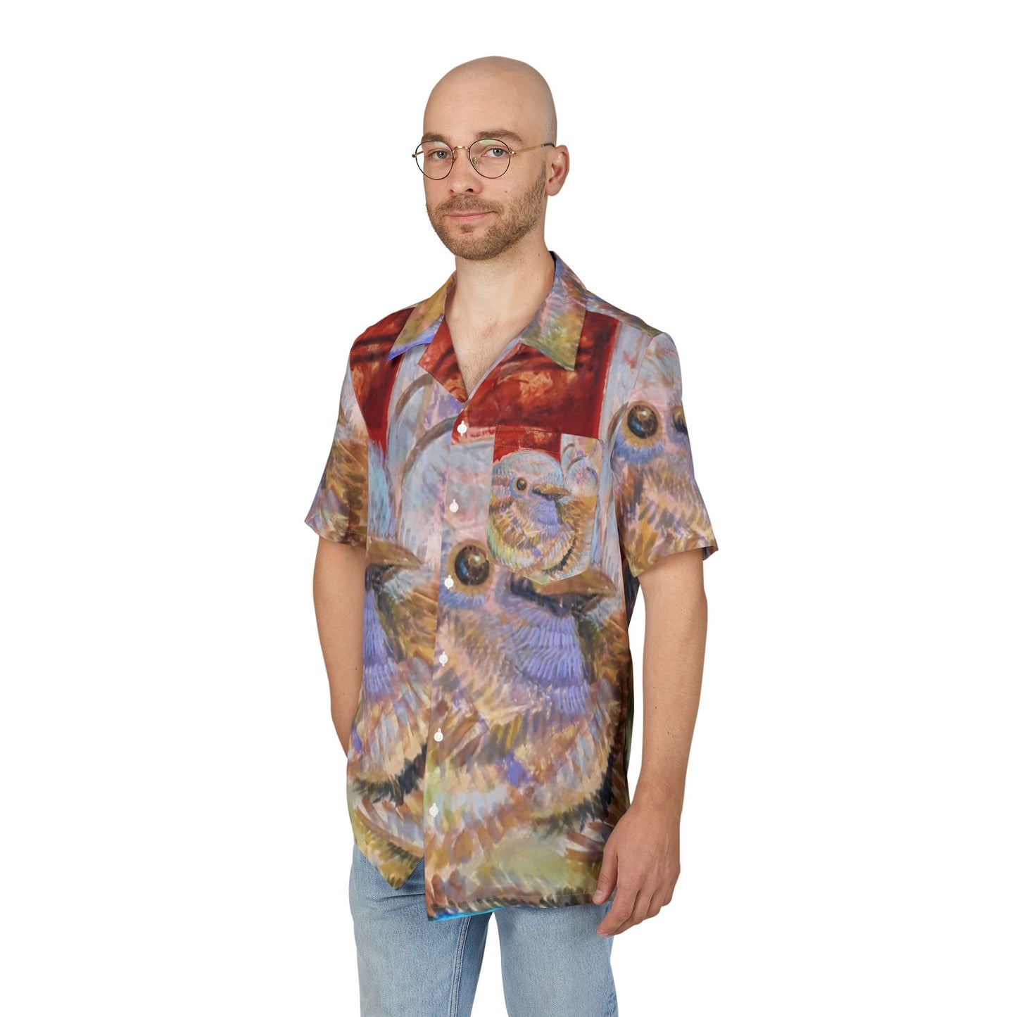 Mario Hawaiian Button-Down Shirt