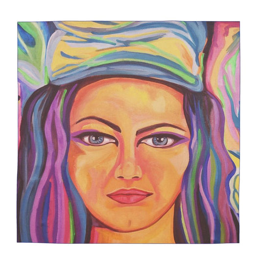 Gloria Scarf -- 100% Silk; Generous Sizing