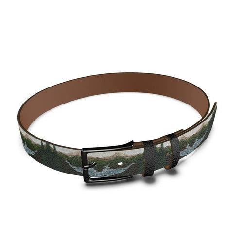 Mark Mountains Leather Belt
