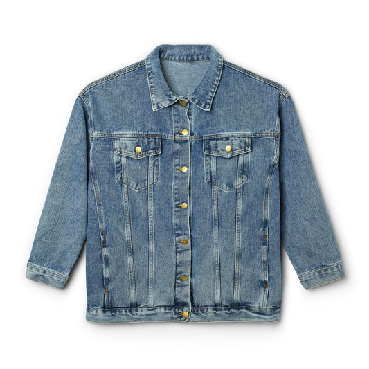 Gloria Women's Denim Jacket - Unique Casual Wear for Creative Souls