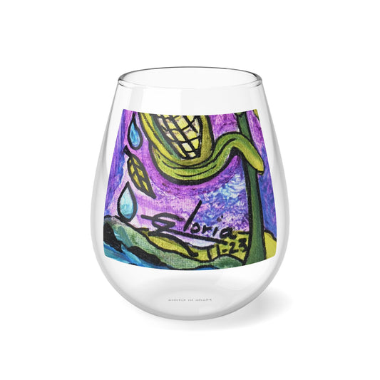 The Gloria Stemless Wine Glass, 11.75oz
